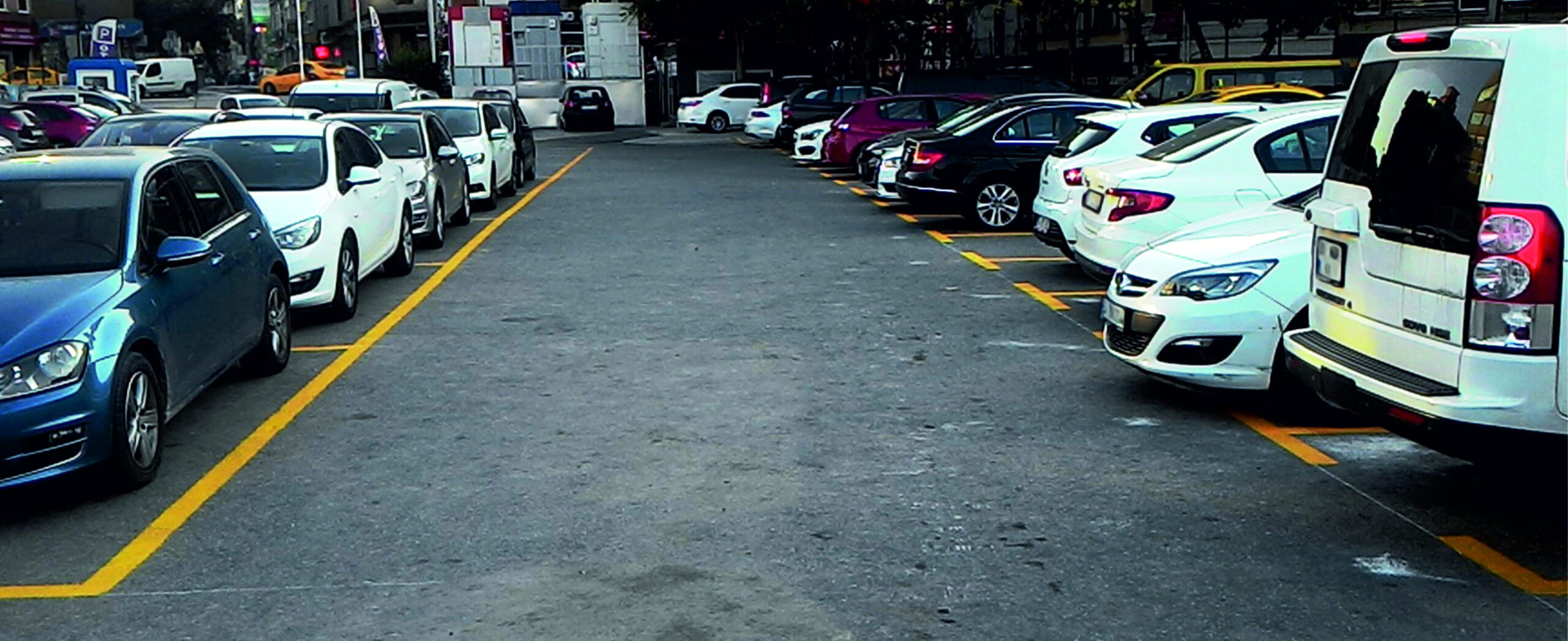 OTOPARK ZEMİN  BOYA ve LEVHA UYGULAMASI